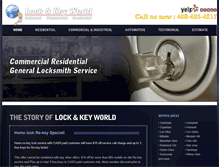 Tablet Screenshot of locknkeyworld.com